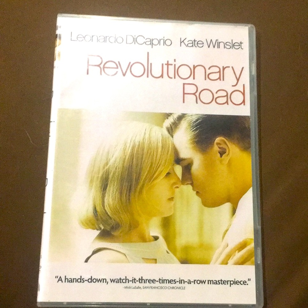 🍿 4/$20 Revolutionary Road DVD 2008 Leonardo DiCaprio Kate Winslet Drama Widescr